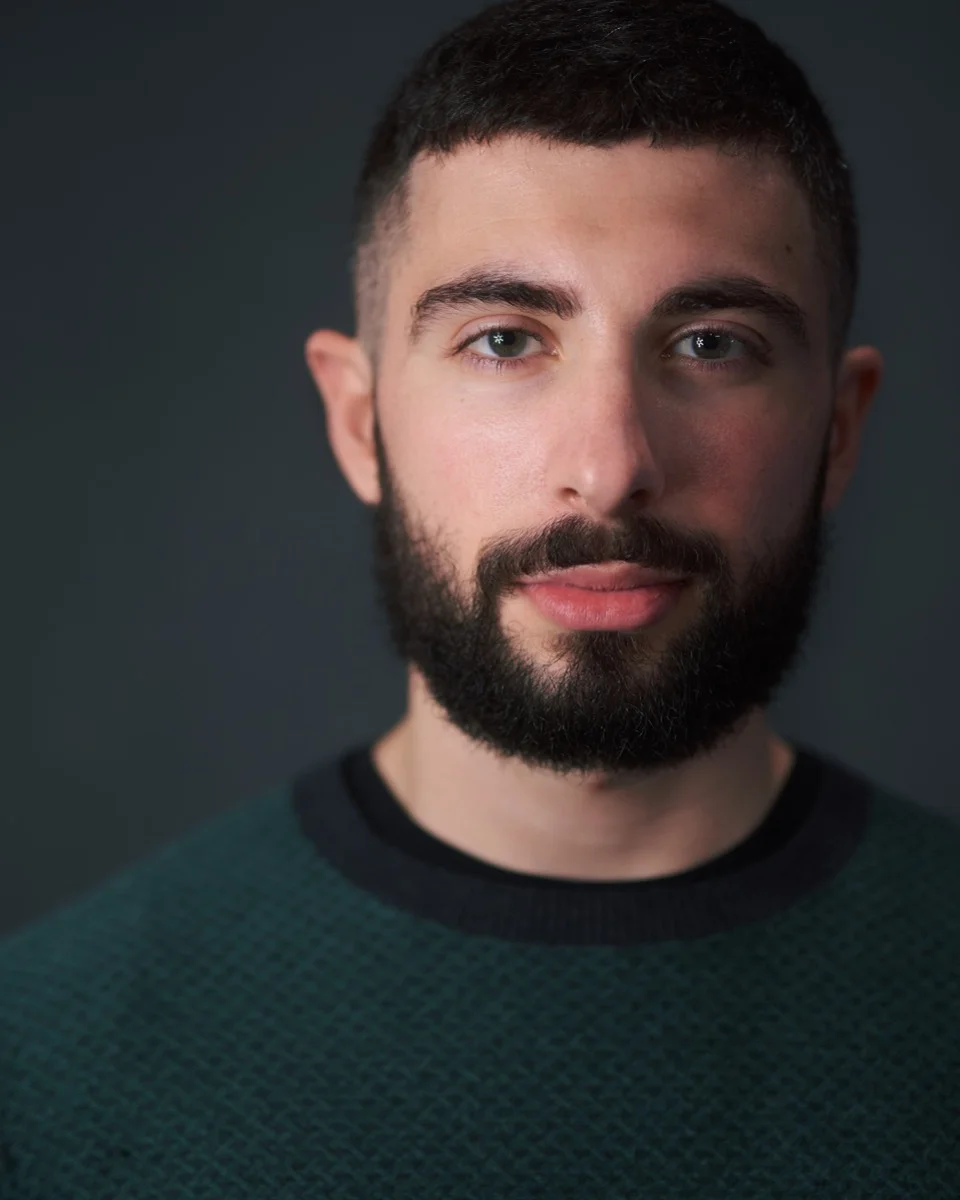 Branding portrait - dramatic close-up headshot Philadelphia studio